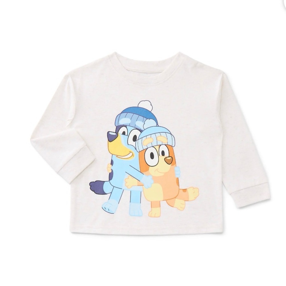 Bluey holiday graphic long sleeve tee size 2T